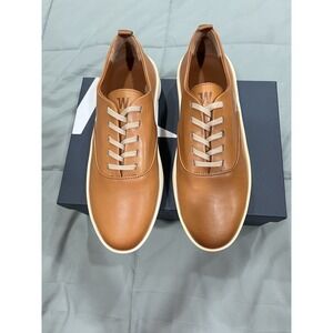 Wolf And Shepard Women's Cruise Lace Up Flair Leather Shoes Honey Size 8 NIB